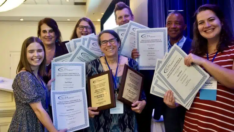 NC Health News takes home 17 NC Press Association awards
